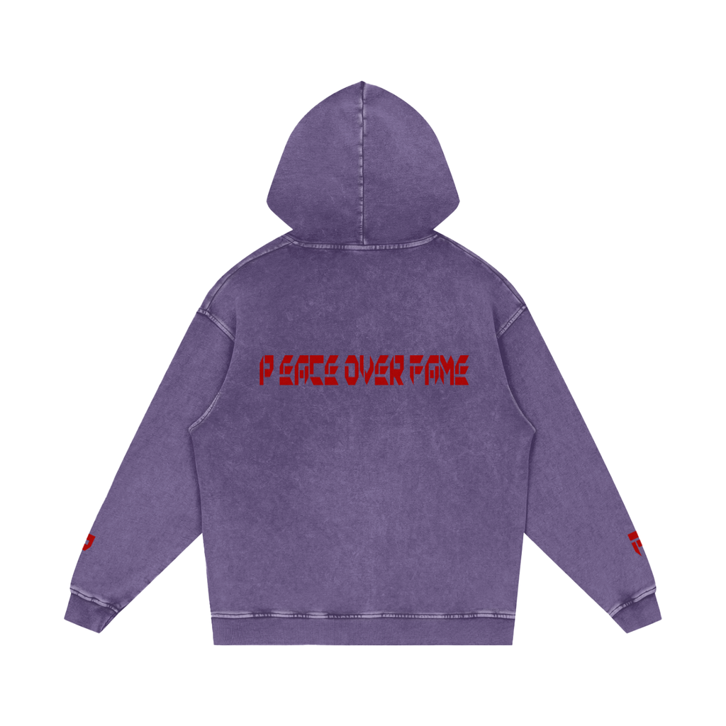 Snow Washed  Cotton Hoodie