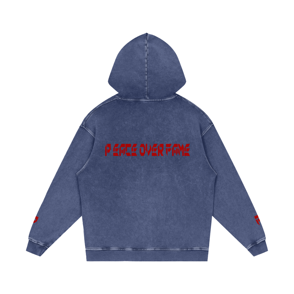 Snow Washed  Cotton Hoodie