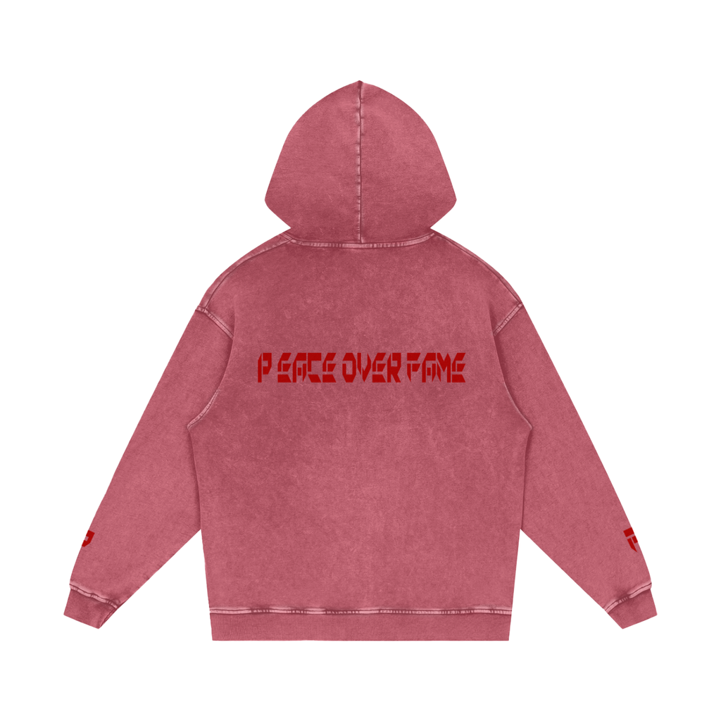 Snow Washed  Cotton Hoodie