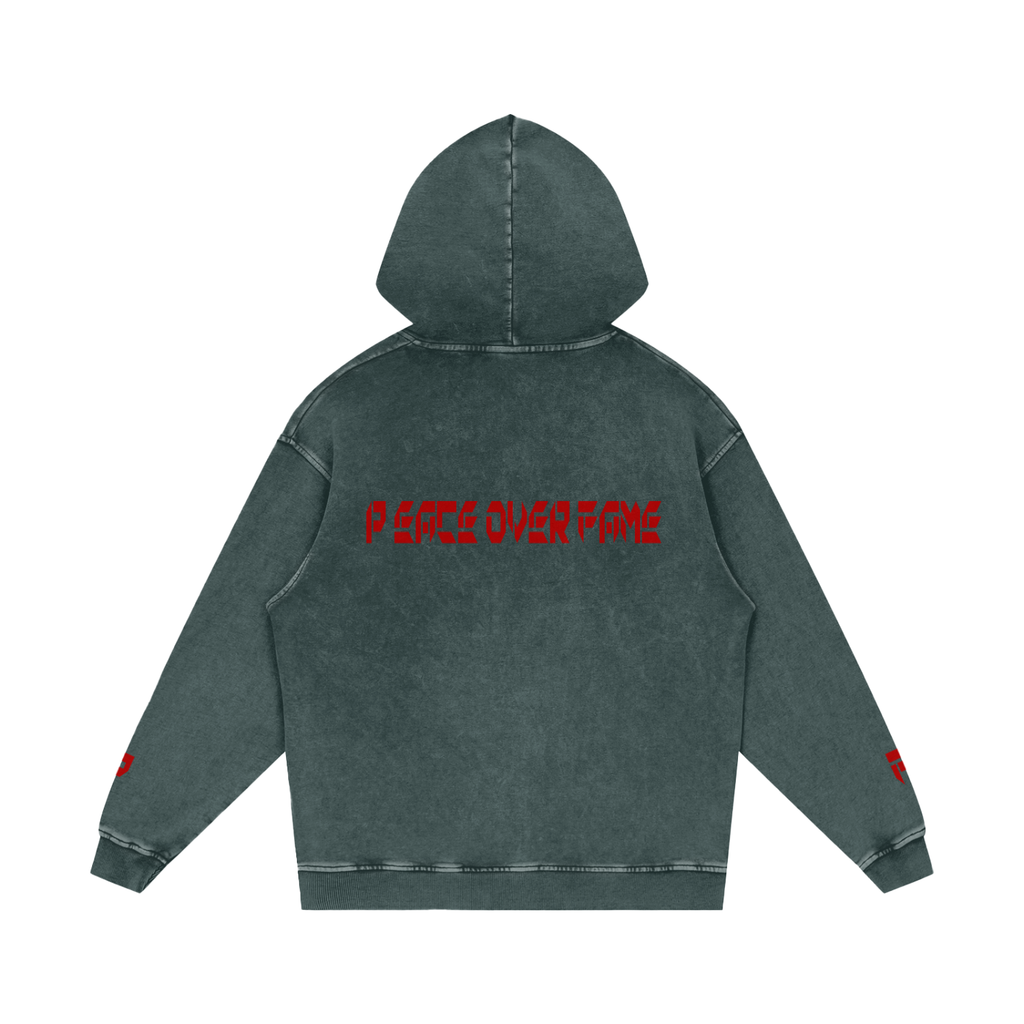 Snow Washed  Cotton Hoodie
