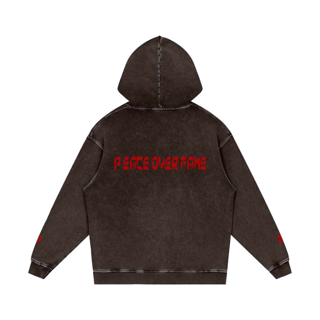 Snow Washed  Cotton Hoodie